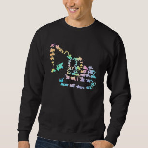 Awesome Excavator Construction Vehicles Trucks Sweatshirt