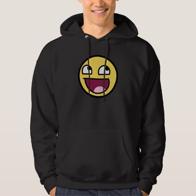 Awesome Face Dark Hoodie (Front)