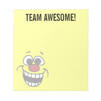Awesome Face Grumpey Notepad