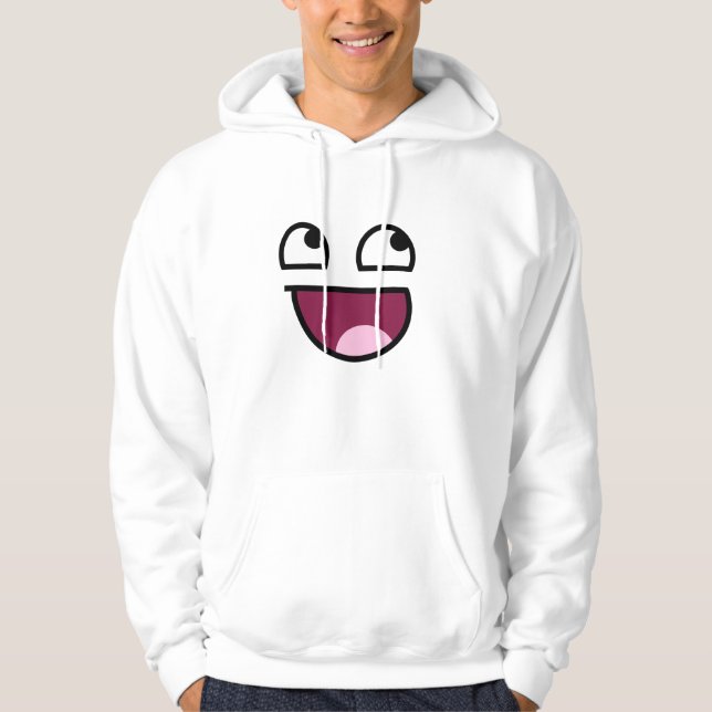 Awesome Face Hooded Sweatshirt (Front)