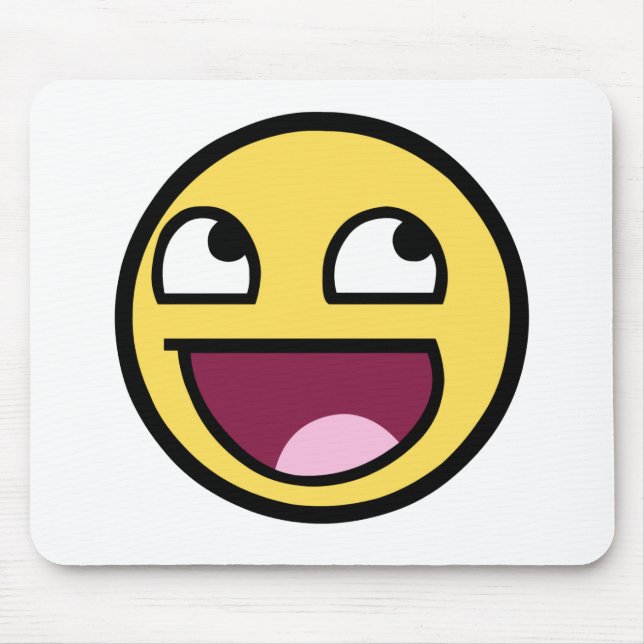 Awesome Face - Im Awesome Mouse Pad (Front)