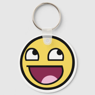 Awesome Face Keyring