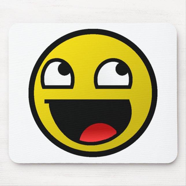 Awesome Face! Mouse Pad (Front)