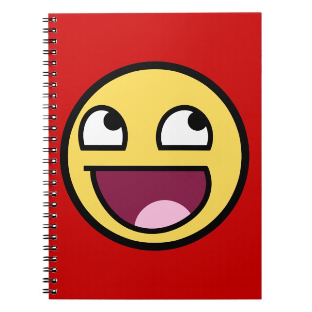 Awesome Face Notebook (Front)