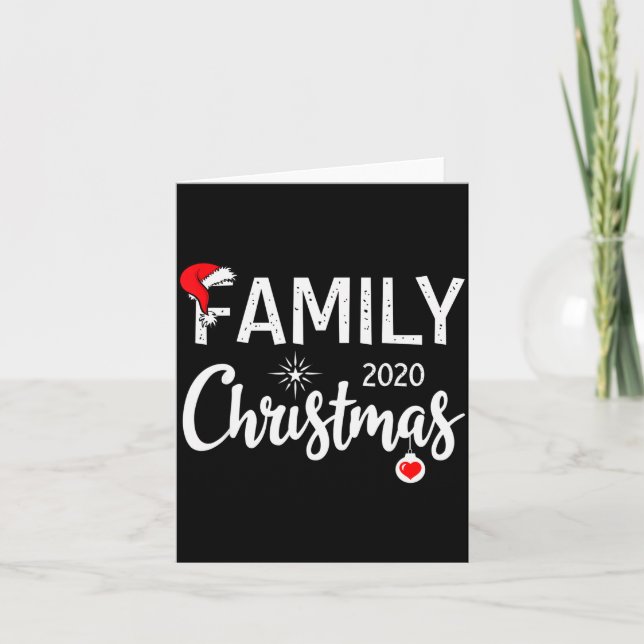 Awesome Family Christmas 2020  Card (Front)