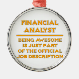 Awesome Financial Analyst .. Job Description Metal Tree Decoration