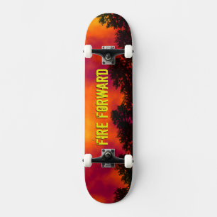 Awesome Fire Forward Fire Skateboard