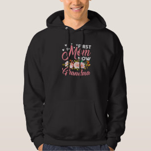 Awesome First Mum Now Grandma Family Matching Moth Hoodie