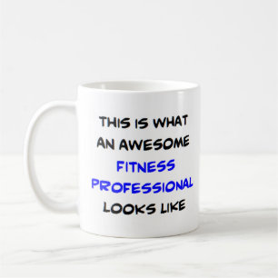 awesome fitness professional coffee mug