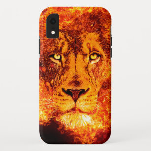 Awesome Flaming Lion iPhone XR Case