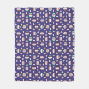 Awesome Floral Pattern Fleece Blanket