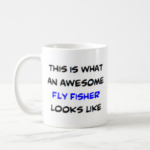awesome fly fisher coffee mug