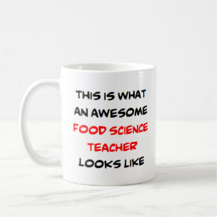 awesome food science teacher coffee mug