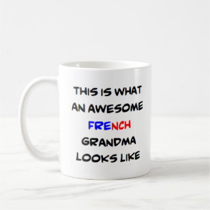 awesome french grandma coffee mug