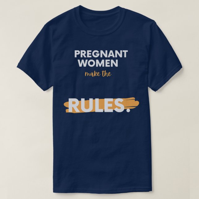 Awesome Funny Print Pregnancy Announcement Top  (Design Front)
