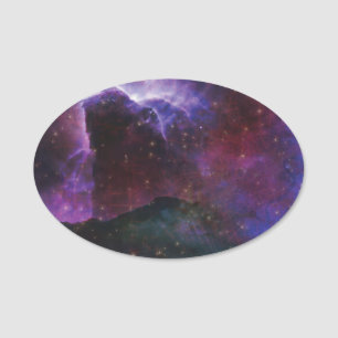Awesome Galaxy Outer Space Pattern Name Tag
