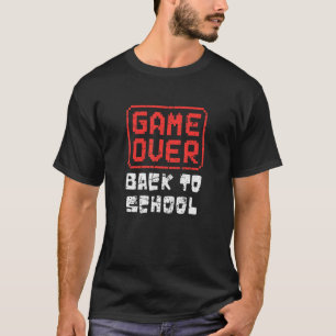 Awesome Game Over Back To School Teacher Student T-Shirt
