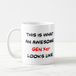 awesome gen xer coffee mug