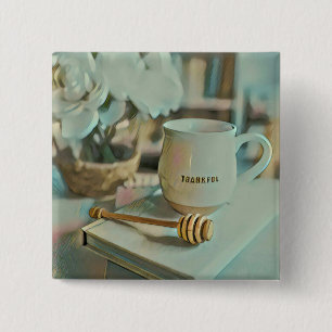 Awesome gifts for book lovers 15 cm square badge
