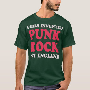 Awesome Girls Invested Punk Rock Not England T-Shirt