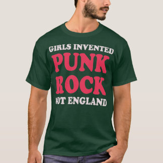 Awesome Girls Invested Punk Rock Not England T-Shirt