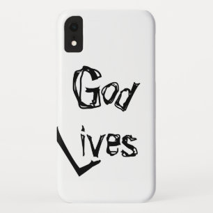 Awesome God Lives Cool Religious Inspirational iPhone XR Case