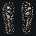 Awesome Goddess Army (NARROW STRAPS) Thongs<br><div class="desc">You're an Awesome Goddess,  and deserve to have an army of little men worshipping the ground you walk on... well... the flip flop you walk on anyway.  Have fun! Be empowered! Donates to cancer research!</div>