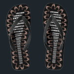 Awesome Goddess Army (WIDE STRAPS) Thongs<br><div class="desc">You're an Awesome Goddess,  and deserve to have an army of little men worshipping the ground you walk on... well... the flip flop you walk on anyway.  Have fun! Be empowered! Donates to cancer research!</div>