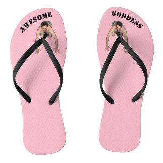 Awesome Goddess Flip Flops (NARROW STRAPS)