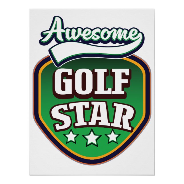 Awesome Golf Star  Poster (Front)