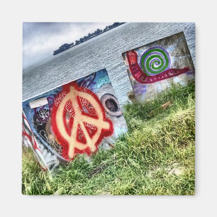 Awesome Graffiti Art in Berkeley California Magnet