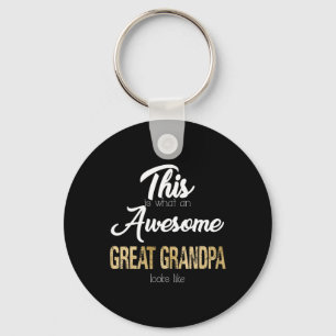 Awesome Great Grandpa Special Great Grandpa Key Ring