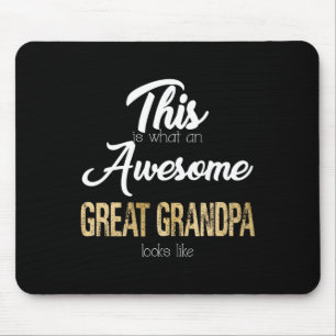 Awesome Great Grandpa Special Great Grandpa  Mouse Pad