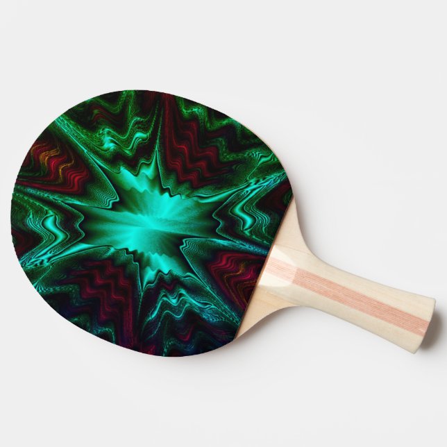 Awesome Green Quartz  Ping Pong Paddle (Side)
