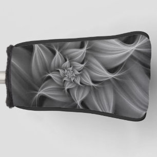 Awesome Grey lower Fractal Golf Head Cover