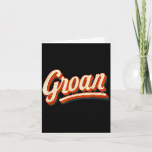 Awesome Groan Emblem Costume Card