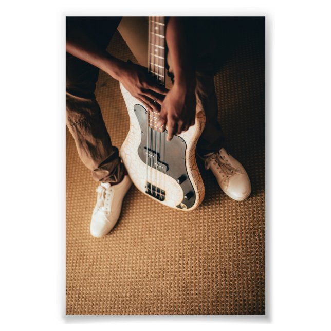 Awesome Guitar Photo Print (Front)