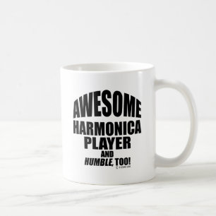 Awesome Harmonica Player Coffee Mug