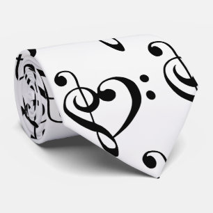 ****AWESOME HEARTS MUSICAL NOTES*** TIE