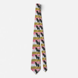 Awesome Horse Watercolor Tie