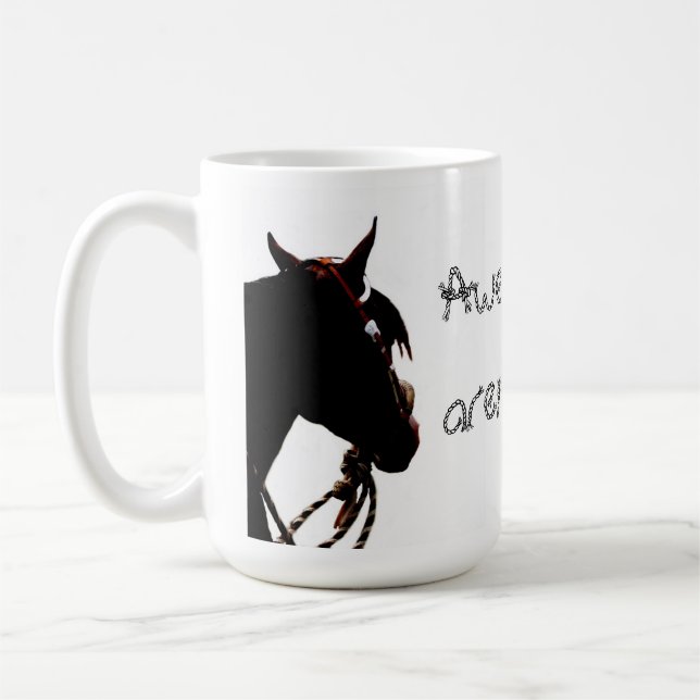 Awesome Horses Aren't Just Born Mug - western (Left)