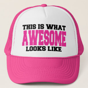 Awesome Hot Pink Trucker Hat