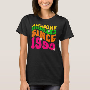 Awesome Husband Since 1999 Wedding Anniversary Gro T-Shirt