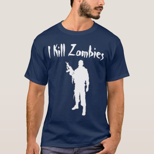 AWESOME I KILL ZOMBIES - SHIRT (Front)