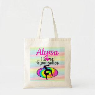 AWESOME I LOVE GYMNASTICS DESIGN TOTE BAG