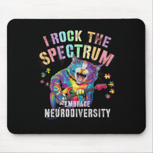Awesome I Rock The Spectrum Autism Mother Motivate Mouse Pad