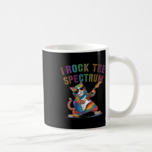 Awesome I Rock The Spectrum Autism Mum Dad Motivat Coffee Mug