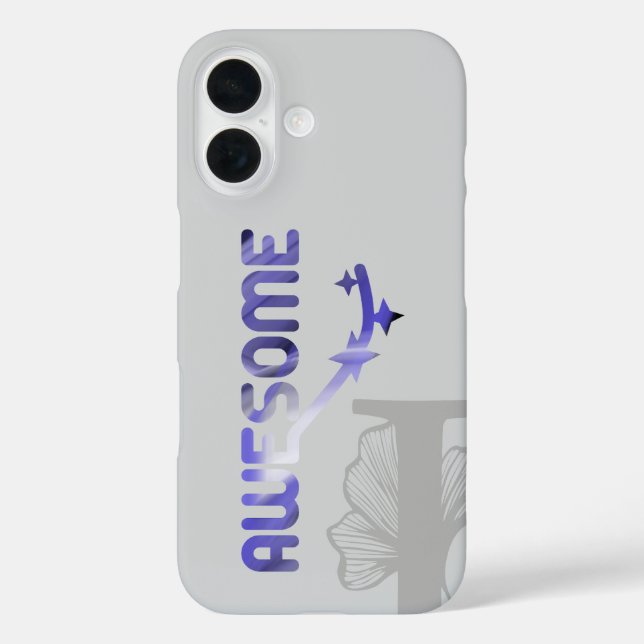 AWESOME iPhone Case Trend Abstract Lavender Violet (Back)
