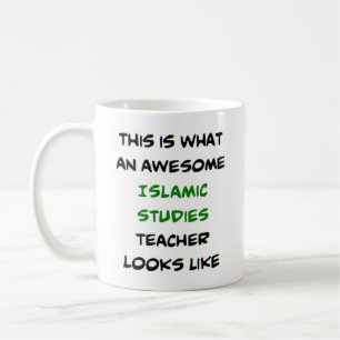 awesome islamic studies teacher coffee mug