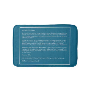 Awesome Jokes custom colour bath mat #1